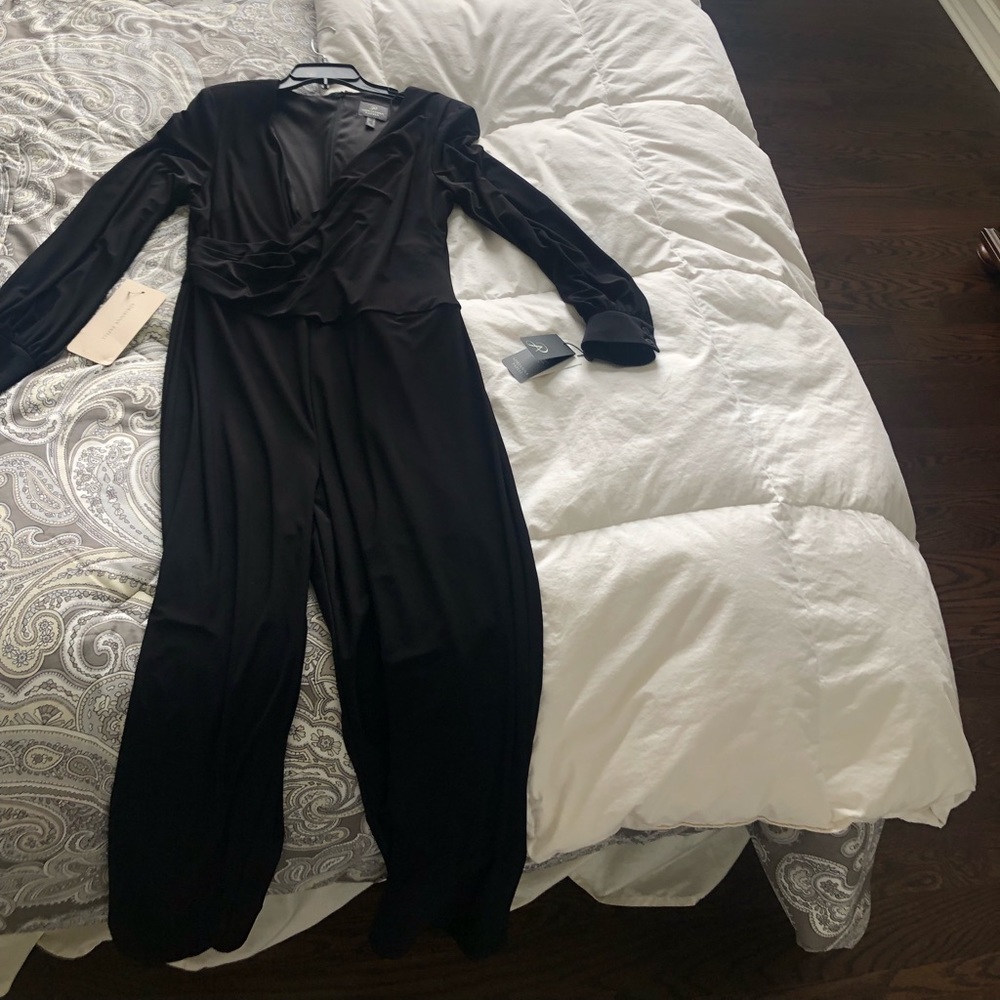 Adrianna Papell black jumpsuit